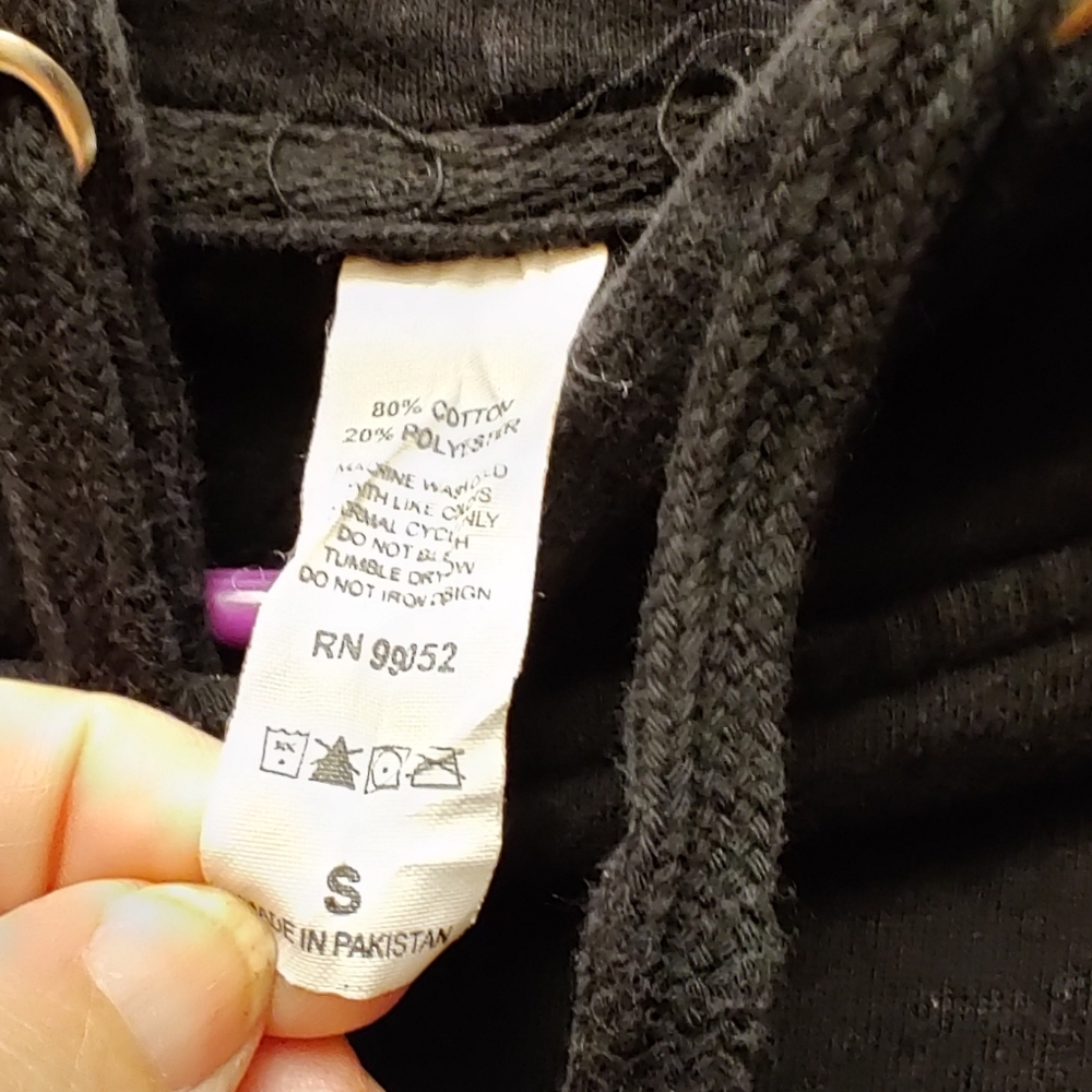 Tempting fate black hoodie. I'll make it to hell sooner than you - Picture 5 of 6